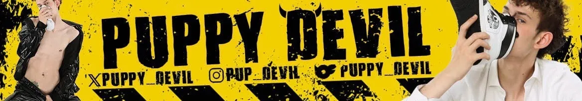 OnlyFans account  puppy_devil header 2