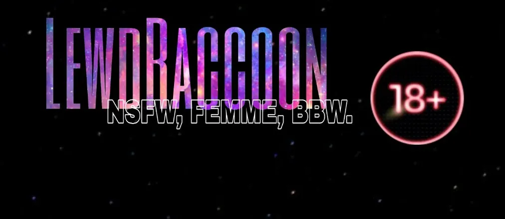 OnlyFans cuenta lewdraccoon header 2