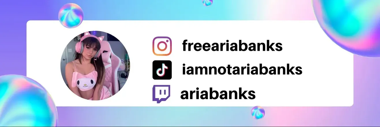 OnlyFans account  ariabanksxxx header 2