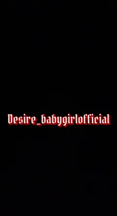 OnlyFans account  desire_babygirlofficial header 2