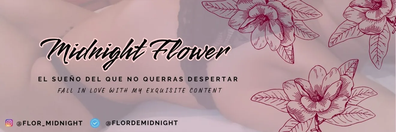 OnlyFans cuenta flordemidnight header 2