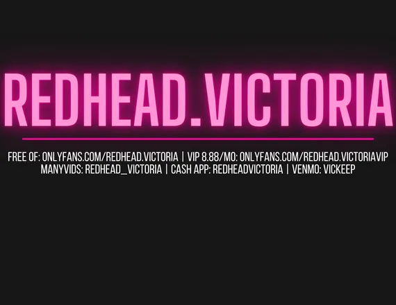 OnlyFans cuenta redhead.victoriavip header 2