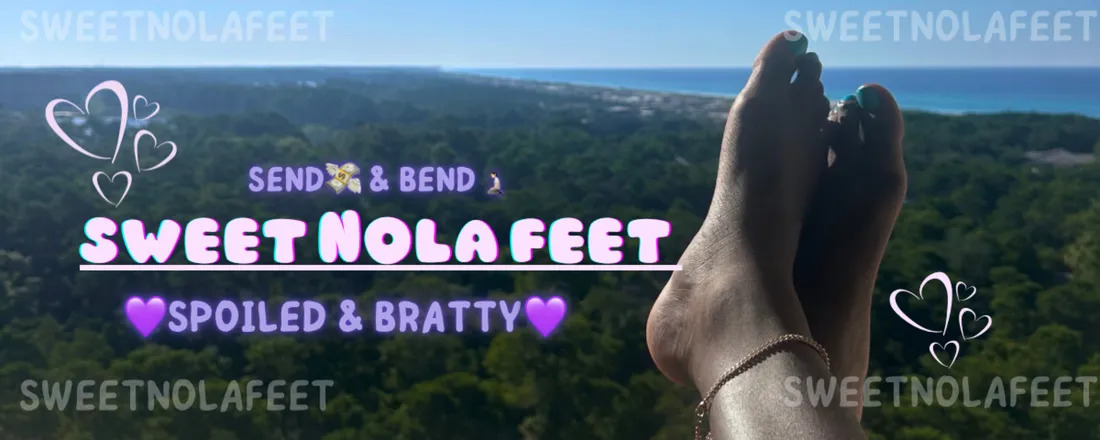 OnlyFans cuenta sweetnolafeet header 2