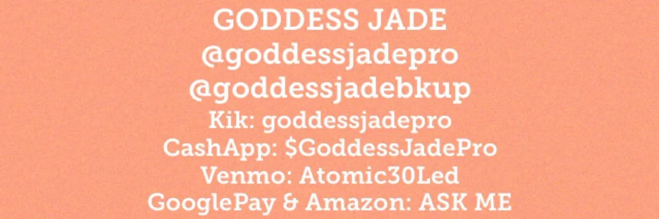 OnlyFans cuenta goddessjadepro header 2