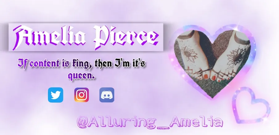 OnlyFans account  alluring_amelia header 2