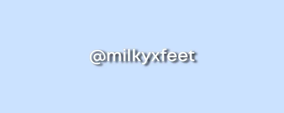 OnlyFans cuenta milkyxfeet header 1