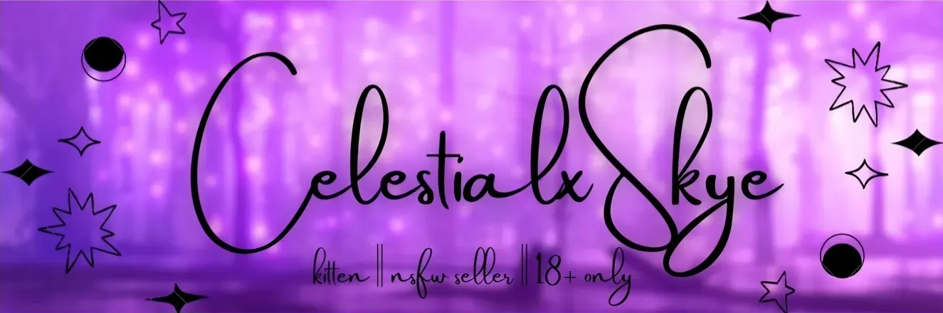 OnlyFans account  celestialxxskye header 2