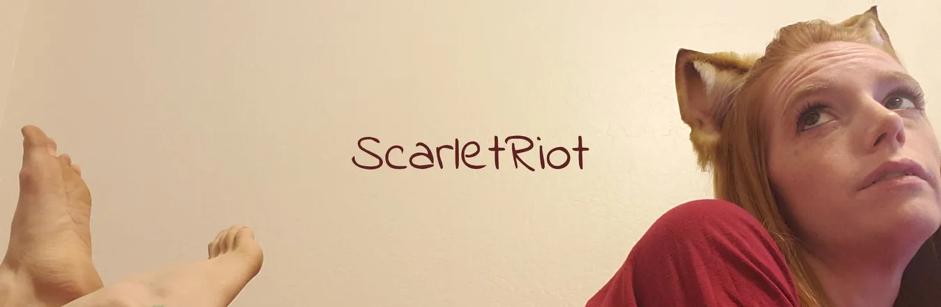 OnlyFans account  scarletriot header 2