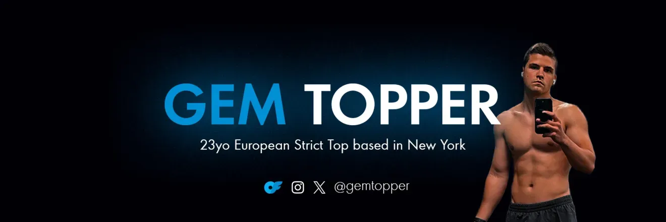 OnlyFans account  gemtopper header 2