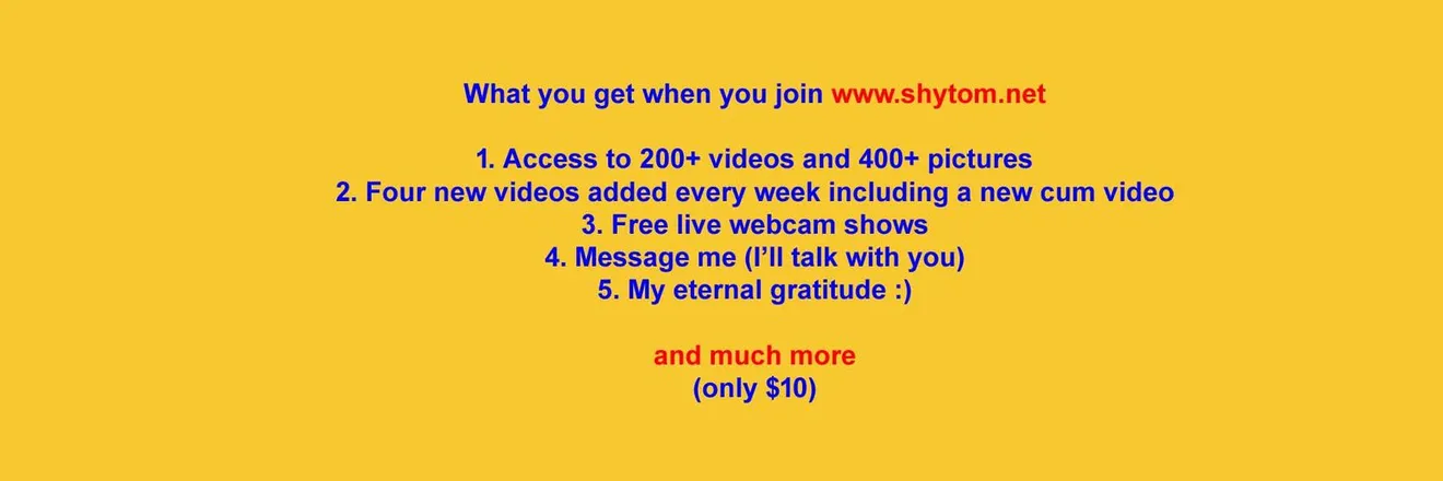 OnlyFans cuenta shytom69 header 2