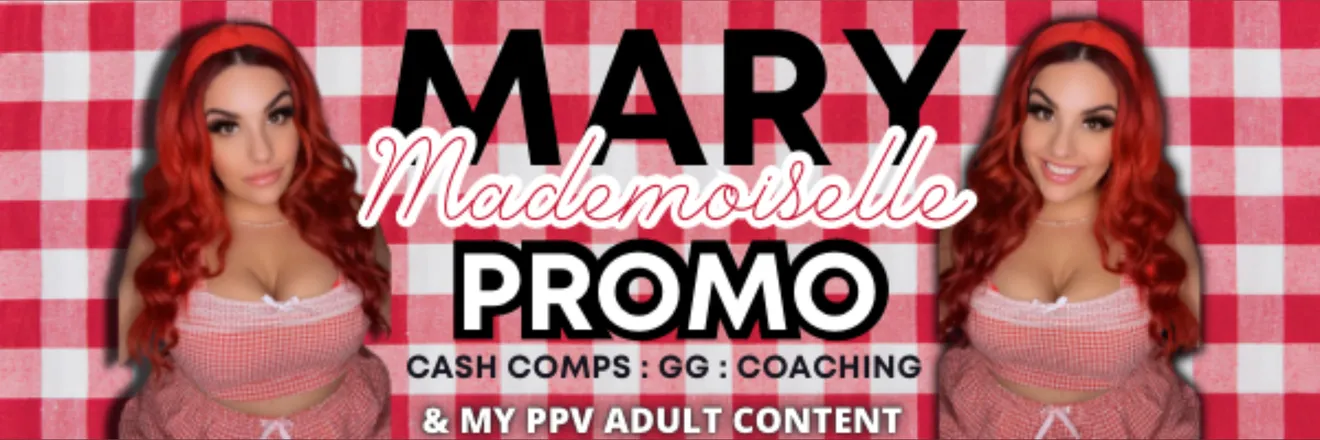 OnlyFans cuenta marymademoisellepromo header 2