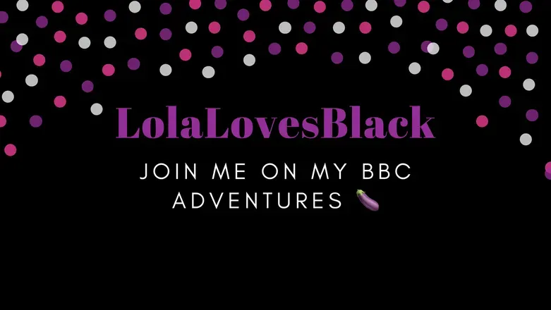 OnlyFans cuenta lolalovesblack header 2