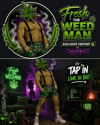 OnlyFans cuenta freshtheweedman header 2