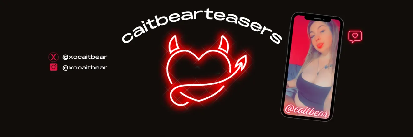 OnlyFans cuenta caitbearteasers header 2