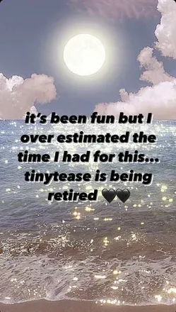 OnlyFans account  thetinytease avatar 1