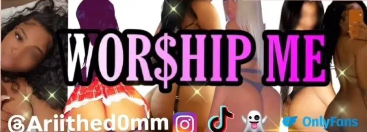 OnlyFans account  ariithed0mm header 2