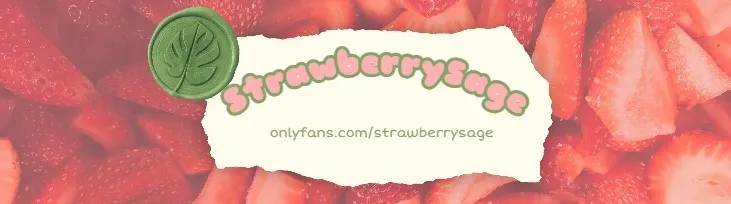 OnlyFans cuenta strawberrysage header 2