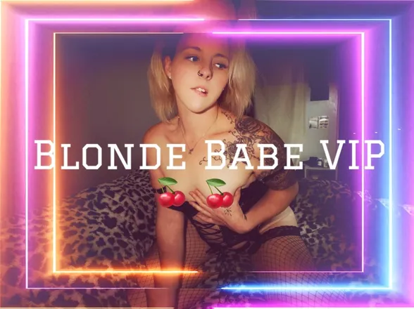 OnlyFans account  blondebabevip96 header 2