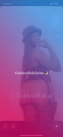 OnlyFans cuenta goddessblak header 2