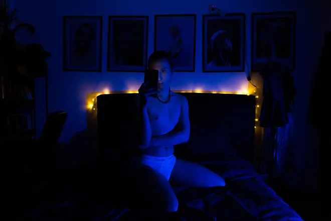 OnlyFans account  blacklight header 2