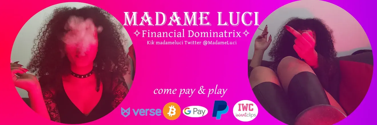 OnlyFans cuenta madamelucistern header 2