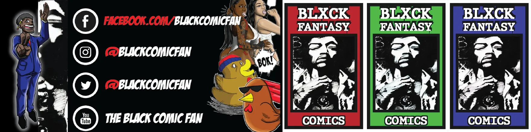 OnlyFans account  blackcomicfan header 2