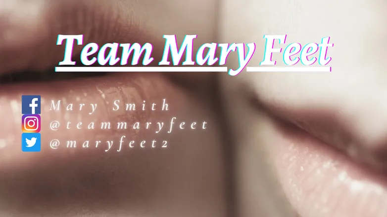 OnlyFans account  teammaryfeet header 2