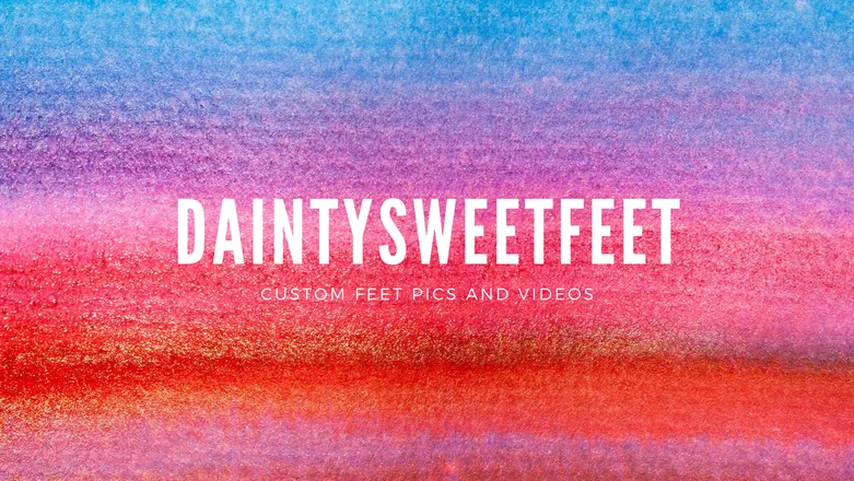 OnlyFans cuenta daintysweet_feet header 2