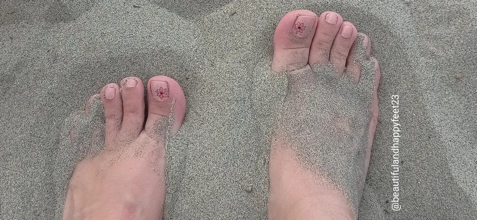 OnlyFans cuenta beautifulandhappyfeet23 header 2