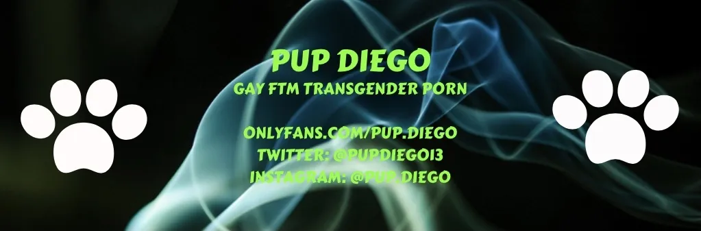 OnlyFans account  pup.diego header 2