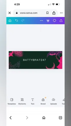 OnlyFans cuenta battybrat247 header 2
