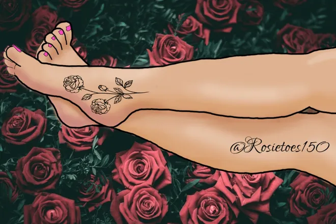 OnlyFans cuenta rosietoes150 header 2