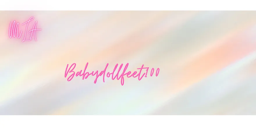 OnlyFans cuenta babydollfeet100 header 2