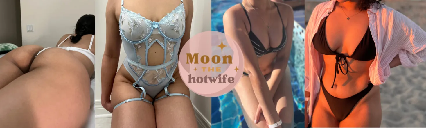 OnlyFans cuenta moonthehotwife header 2