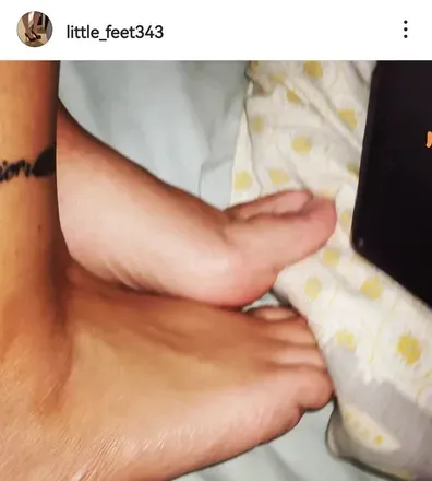 OnlyFans account  littlefeet345 header 2