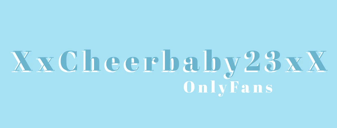 OnlyFans cuenta xxcheerbaby23xx header 2