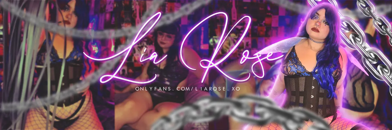 OnlyFans account  liarose_xo header 2