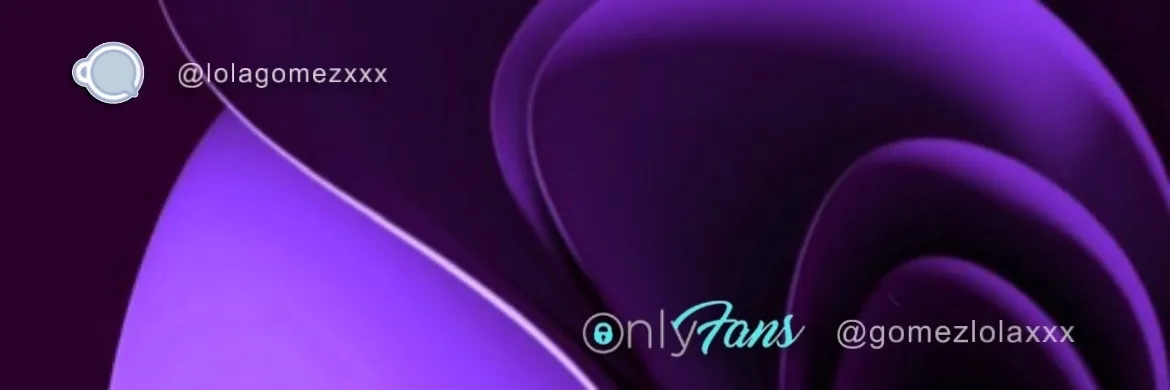 OnlyFans cuenta gomezlolaxxx header 2
