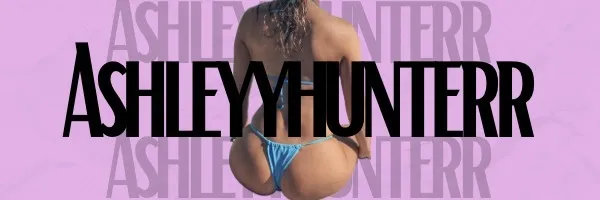 OnlyFans cuenta ashleyyhunterr header 2