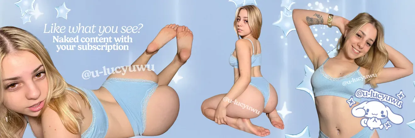 OnlyFans account  u-lucyuwu header 2