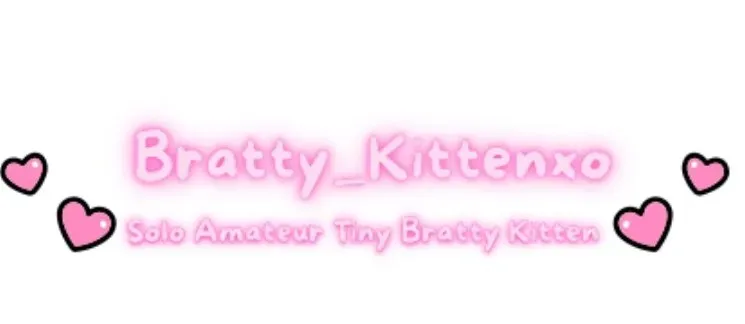 OnlyFans cuenta bratty_kittenxo header 2