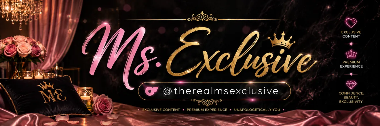 OnlyFans account  therealmsexclusive header 2
