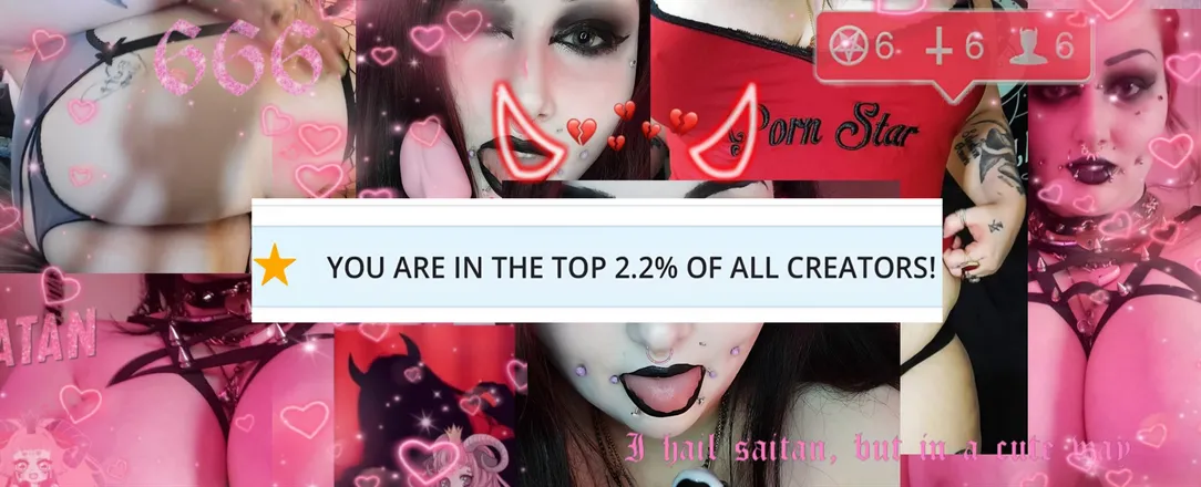 OnlyFans account  gothxbratx header 2