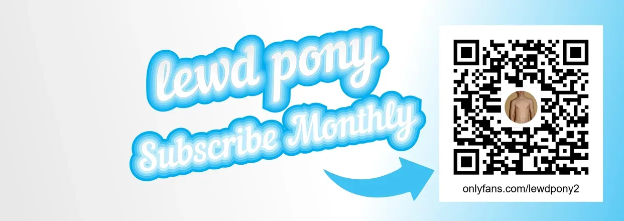 OnlyFans account  lewd_pony_free header 2