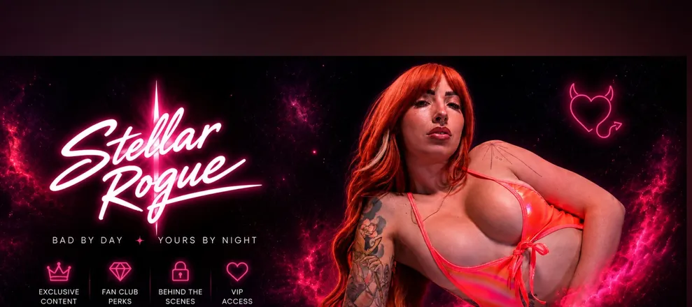 OnlyFans account  stellar_rogue header 2