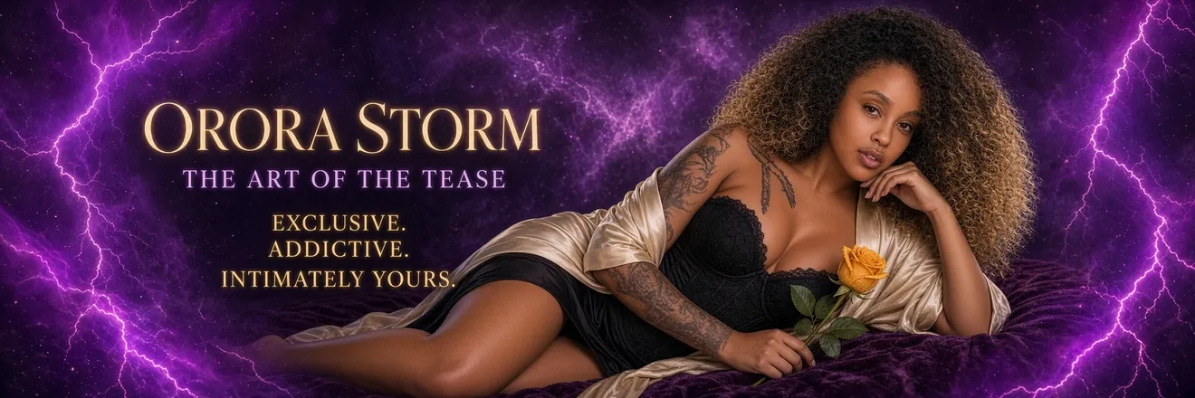 OnlyFans account  goddessororastorm header 2