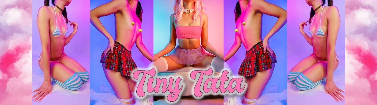 OnlyFans account  tinytatafree header 2