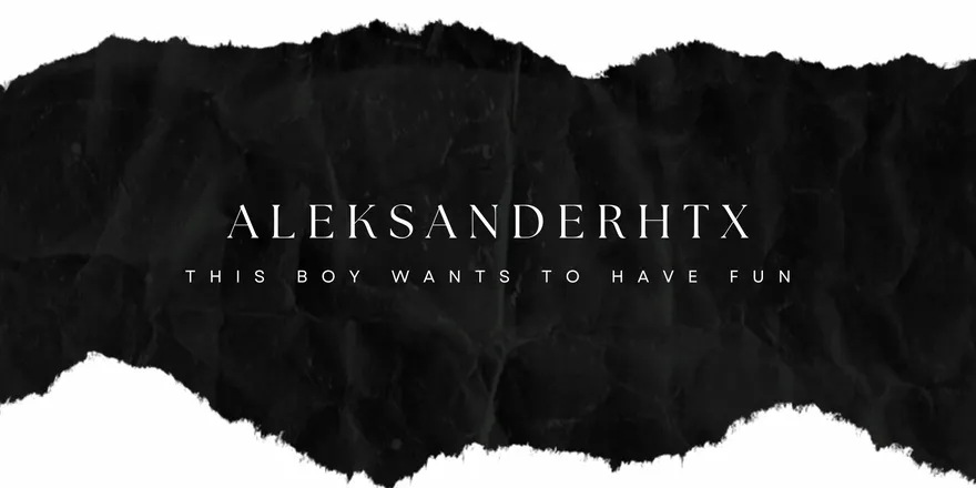 OnlyFans account  aleksanderhtx header 2