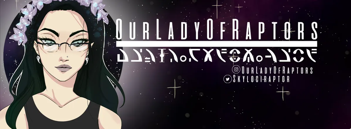 OnlyFans account  ourladyofraptors header 2