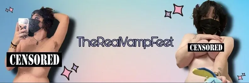 OnlyFans cuenta therealvampfeet header 2